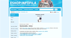 Desktop Screenshot of numismatika.infofila.cz