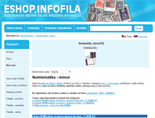 Tablet Screenshot of numismatika.infofila.cz