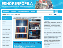 Tablet Screenshot of eshop.infofila.cz