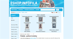 Desktop Screenshot of filatelie.infofila.cz